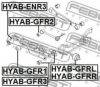 FEBEST HYAB-GFR2 Control Arm-/Trailing Arm Bush